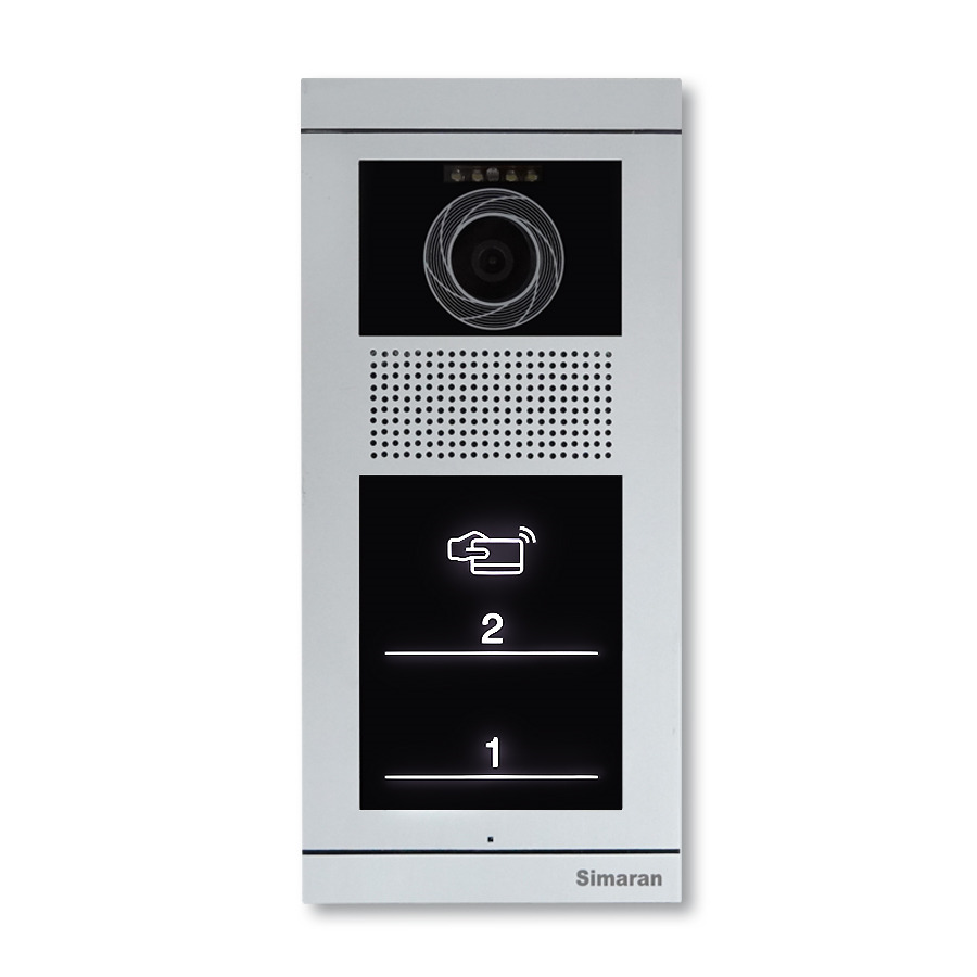 پنل لمسی سیماران مدل فرداد کارتی (1 تا 8 واحدی) آیفون تصویری لمسی با کارتخوان RFID پنل لمسی سیماران مدل فرداد کارتی (1 تا 8 واحدی) آیفون تصویری لمسی با کارتخوان RFID