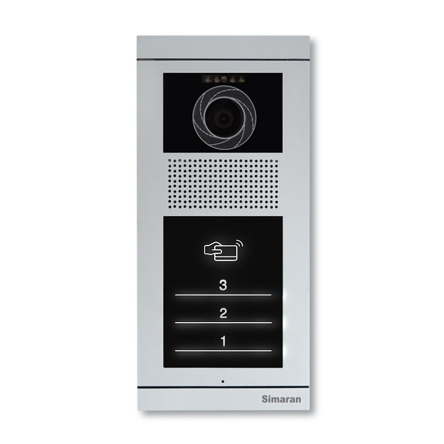 پنل لمسی سیماران مدل فرداد کارتی (1 تا 8 واحدی) آیفون تصویری لمسی با کارتخوان RFID پنل لمسی سیماران مدل فرداد کارتی (1 تا 8 واحدی) آیفون تصویری لمسی با کارتخوان RFID