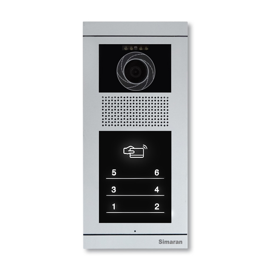 پنل لمسی سیماران مدل فرداد کارتی (1 تا 8 واحدی) آیفون تصویری لمسی با کارتخوان RFID پنل لمسی سیماران مدل فرداد کارتی (1 تا 8 واحدی) آیفون تصویری لمسی با کارتخوان RFID