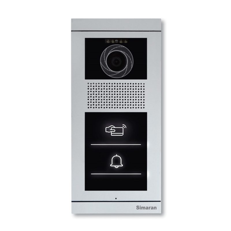 پنل لمسی سیماران مدل فرداد کارتی (1 تا 8 واحدی) آیفون تصویری لمسی با کارتخوان RFID