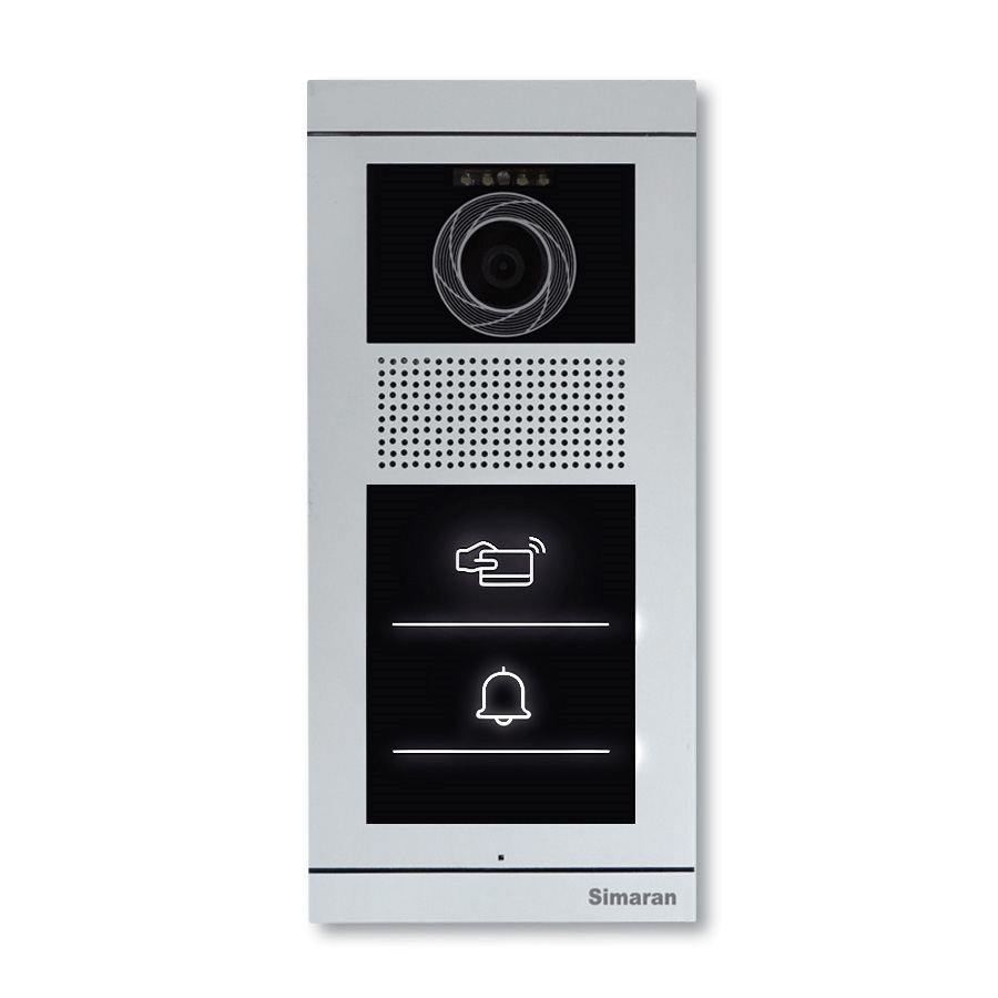 پنل لمسی سیماران مدل فرداد کارتی (1 تا 8 واحدی) آیفون تصویری لمسی با کارتخوان RFID پنل لمسی سیماران مدل فرداد کارتی (1 تا 8 واحدی) آیفون تصویری لمسی با کارتخوان RFID